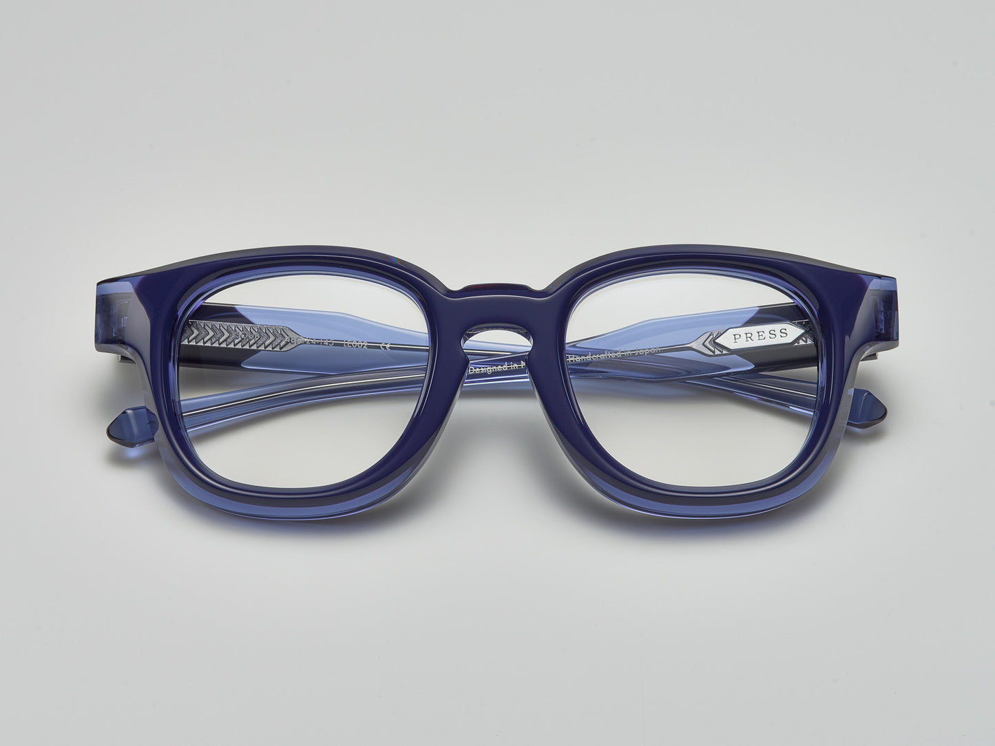 Soup Optical Blue / Blue Crystal / Silver - LE002 #color_blueprint-le002