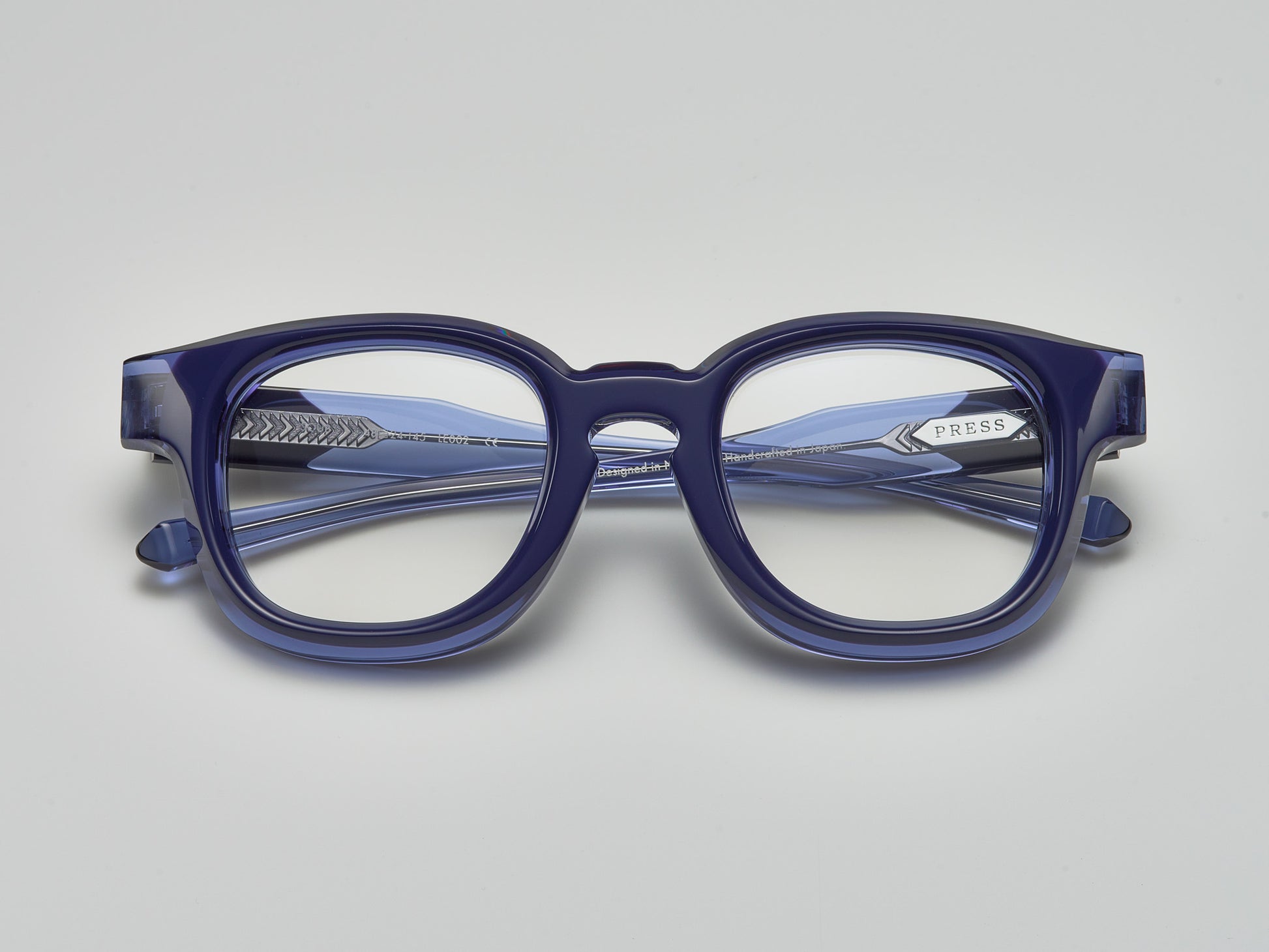 Soup Optical Blue / Blue Crystal / Silver - LE002 #color_blueprint-le002