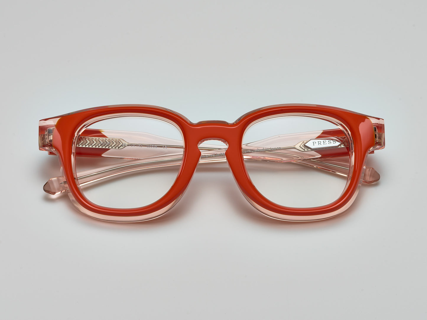 Soup Optical Orange / Melon Crystal / Silver - LE006 #color_juicy-le006