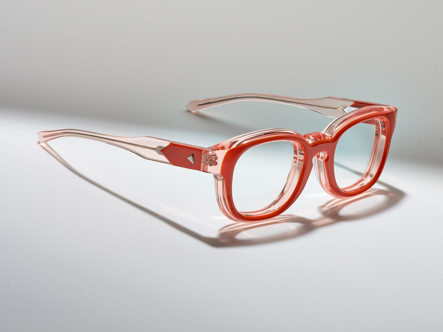 Soup Optical Orange / Melon Crystal / Silver - LE006 #color_juicy-le006
