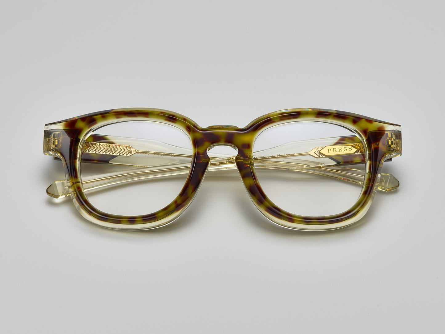 Soup Optical Tokyo Tortoise / Vintage Crystal / Gold - LE003 #color_champagne-poetry-le003