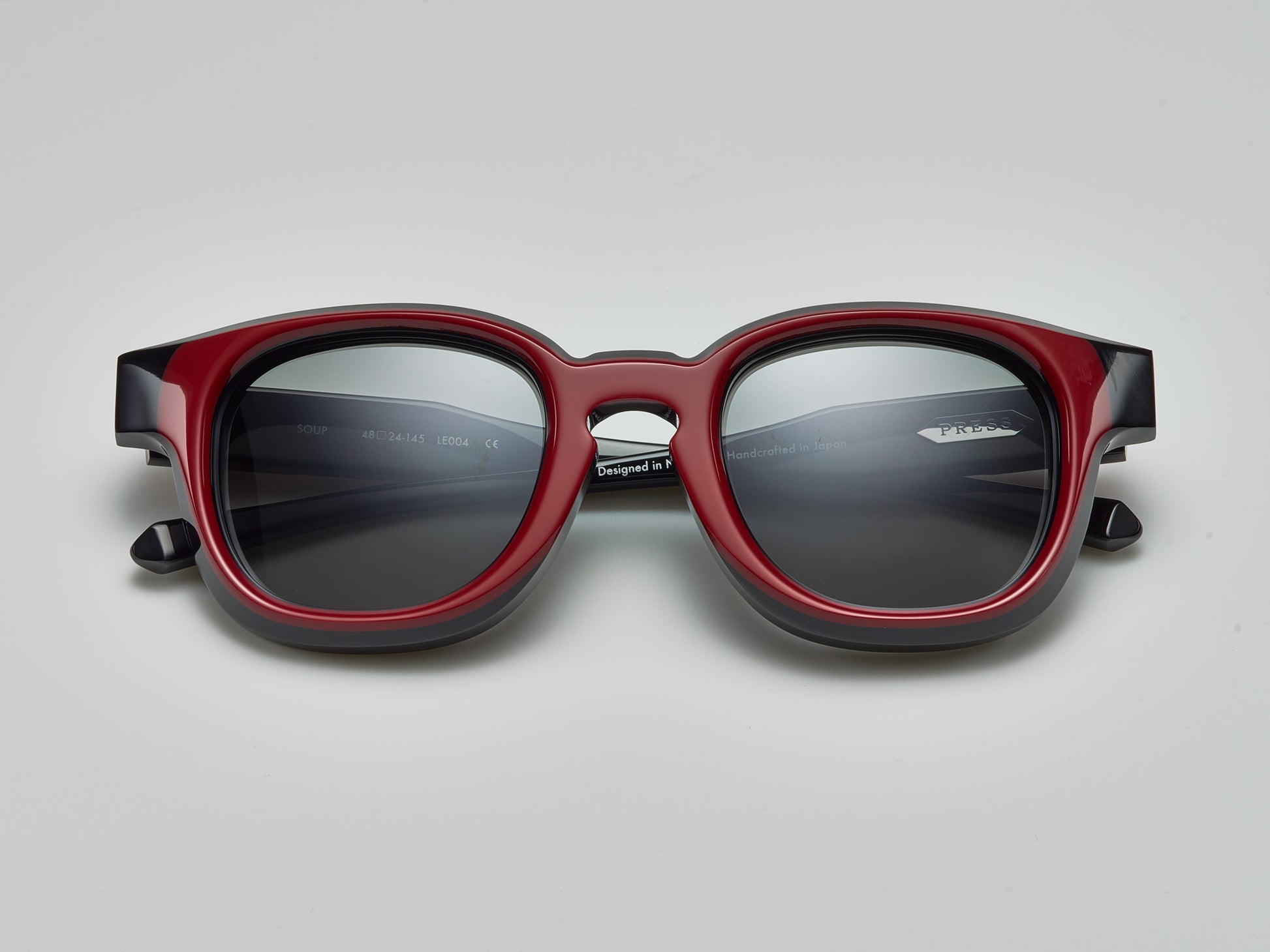 Soup Red / Black / Silver - LE004 #color_red-rain-le004