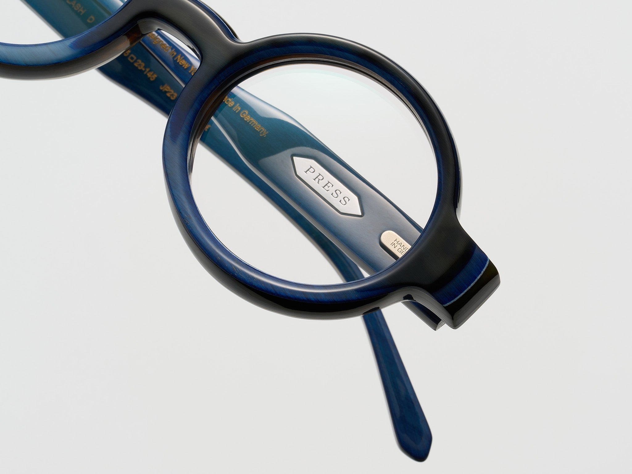 Splash Horn Optical Tortoise Blue Fade - JP023 #color_tortoise-blue-fade-jp023