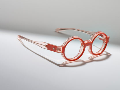 Splash Optical Orange / Melon Crystal / Silver - LE006 