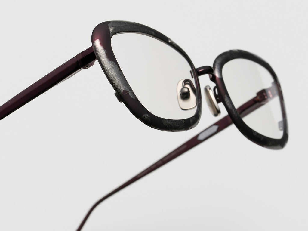 Stingray Gold Leaf Optical Burgundy Platinum Leaf - ST019 #color_burgundy-platinum-leaf-st019