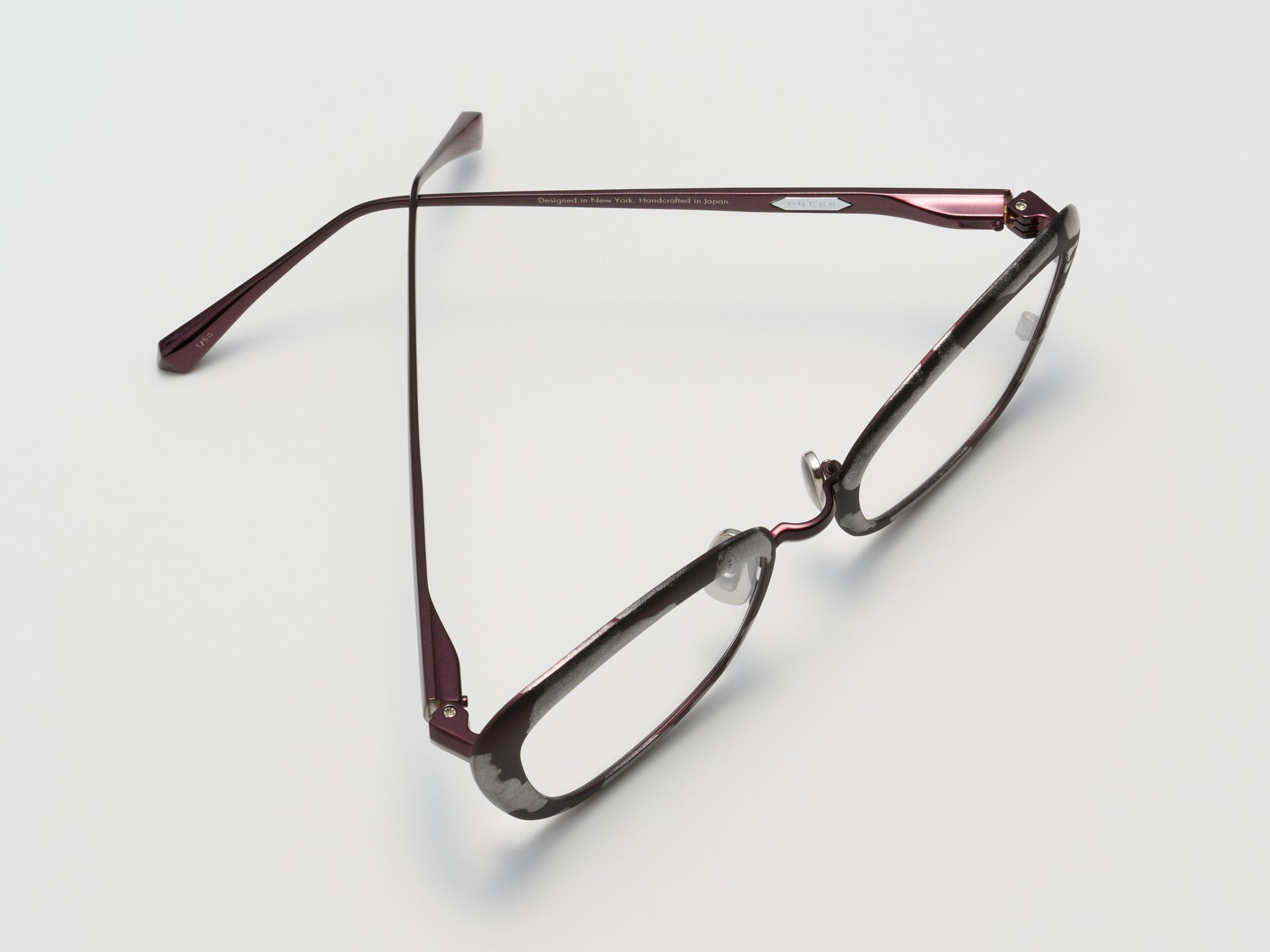Stingray Gold Leaf Optical Burgundy Platinum Leaf - ST019 #color_burgundy-platinum-leaf-st019