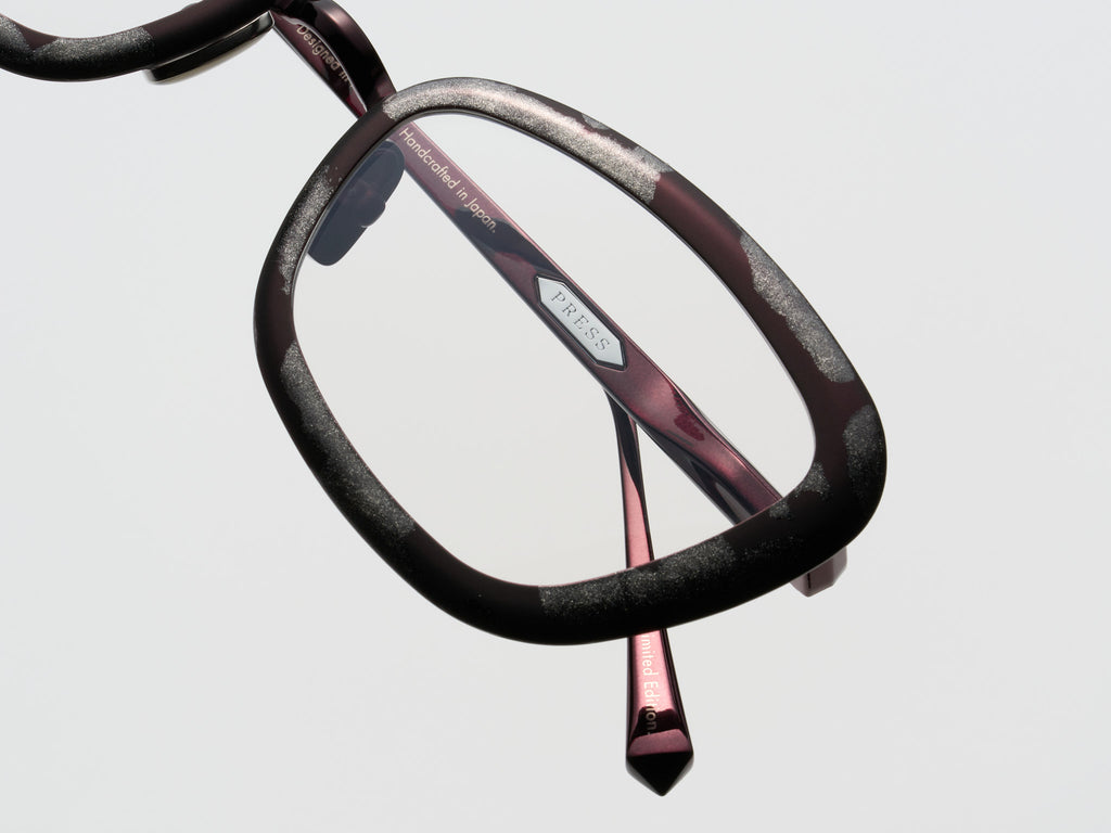 Stingray Gold Leaf Optical Burgundy Platinum Leaf - ST019 #color_burgundy-platinum-leaf-st019