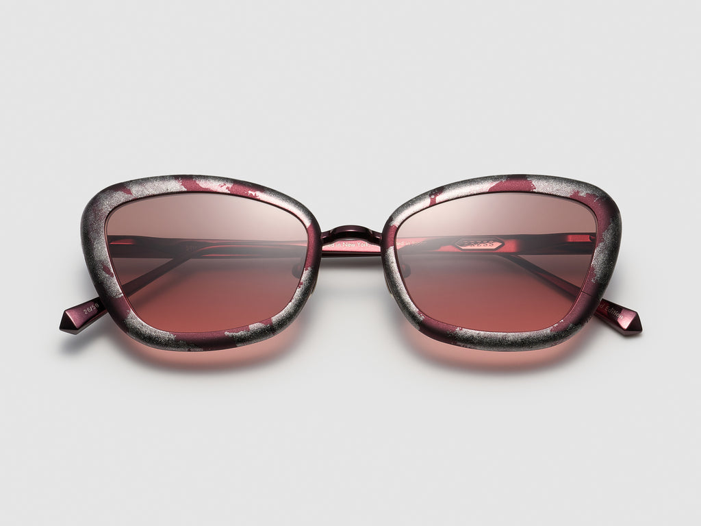 Stingray Gold Leaf Burgundy Platinum Leaf - ST019 #color_burgundy-platinum-leaf-st019