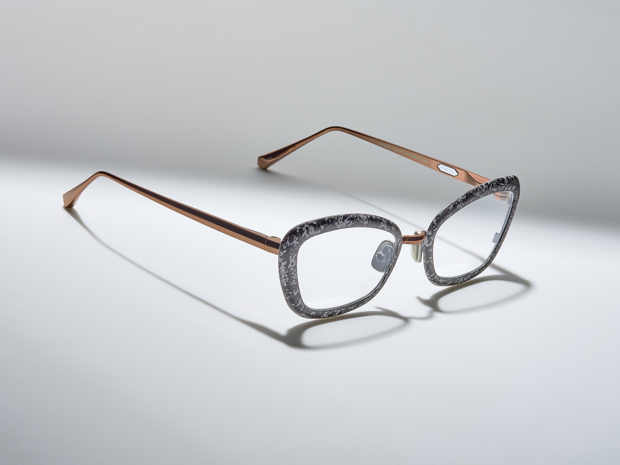 Stingray Marble Optical Black Marble / Rose Gold - ST007 #color_black-marble-rose-gold-st007