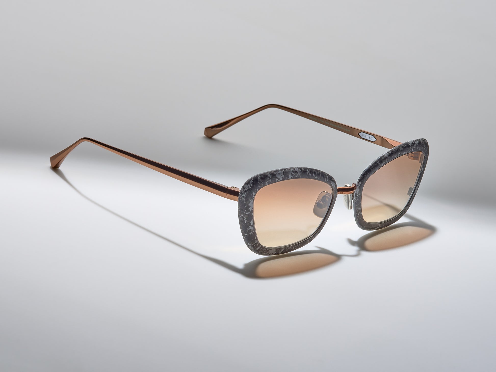 Stingray Marble Black Marble / Rose Gold - ST007 #color_black-marble-rose-gold-st007