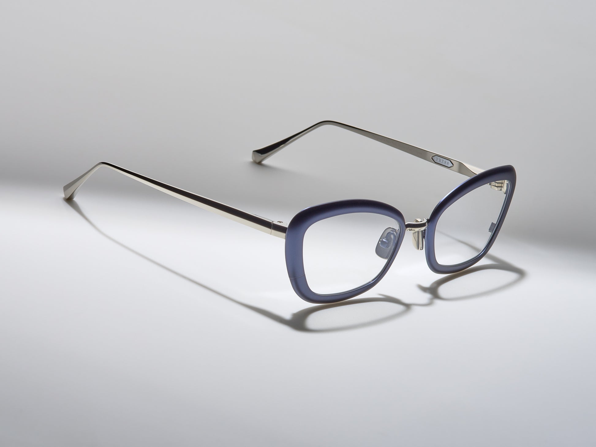 Stingray Optical Matte Navy / Platinum - ST001 #color_matte-navy-platinum-st001