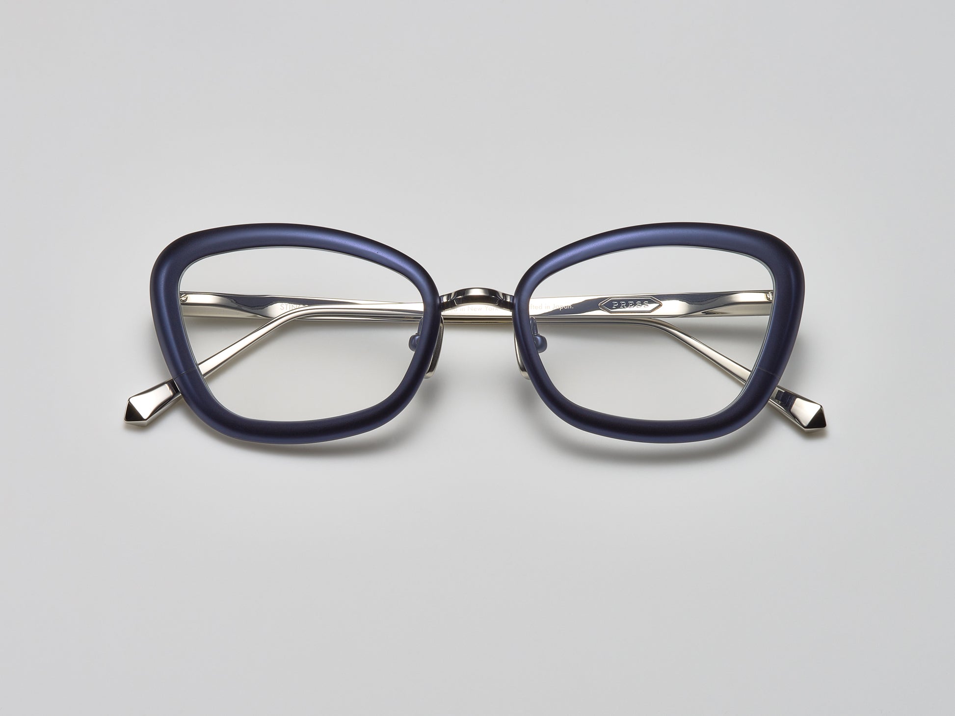 Stingray Optical Matte Navy / Platinum - ST001 #color_matte-navy-platinum-st001