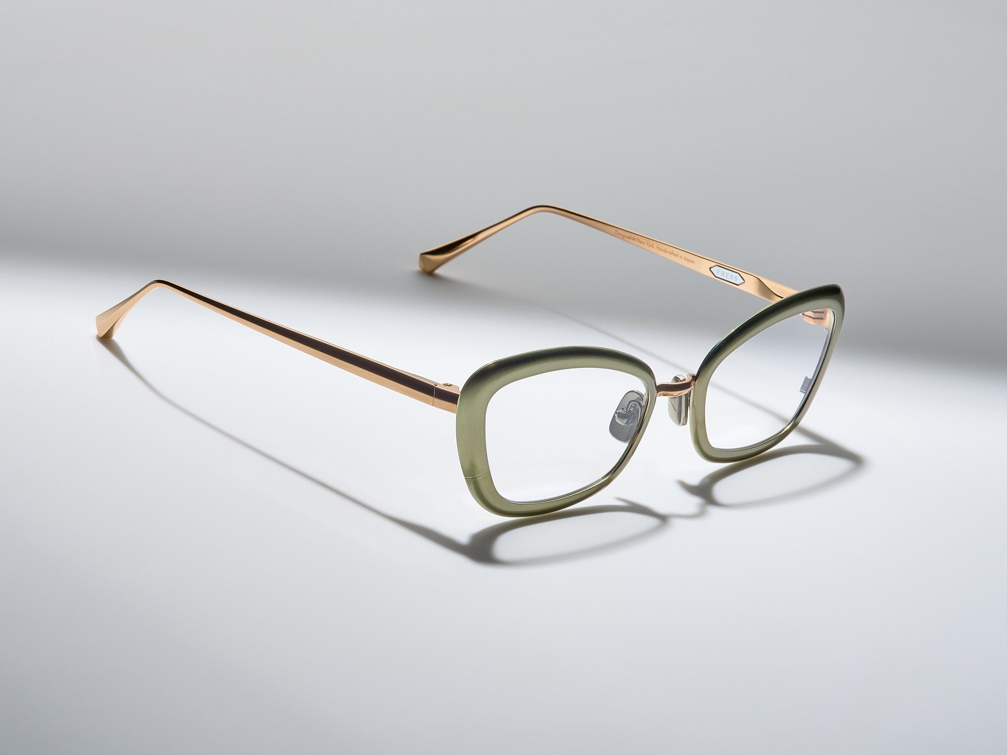 Stingray Optical Cascade Green / Rose Gold - ST005 #color_cascade-green-rose-gold-st005