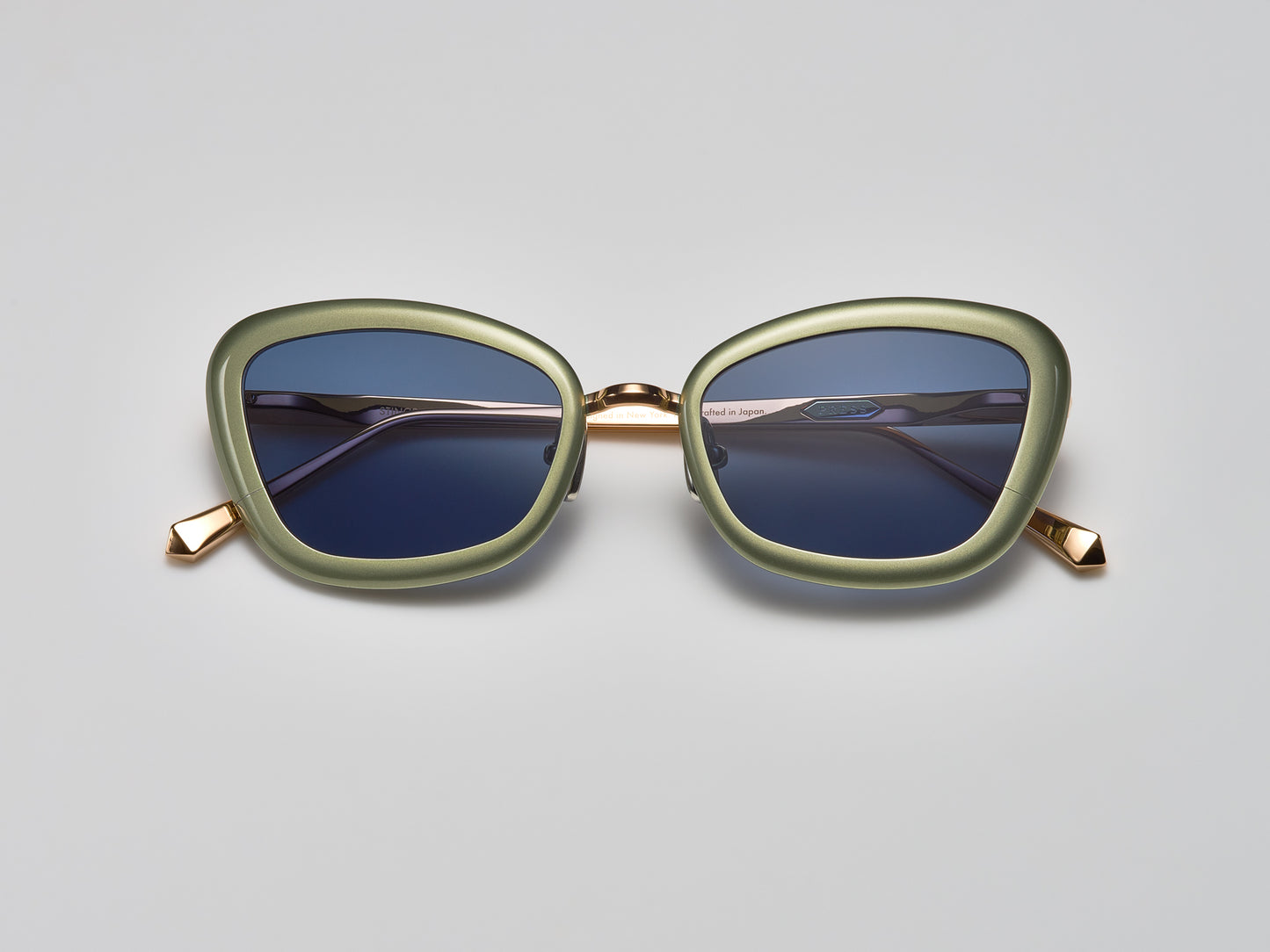 Stingray Matte Cascade Green / Shiny Rose Gold - ST005 #color_matte-cascade-green-shiny-rose-gold-st005