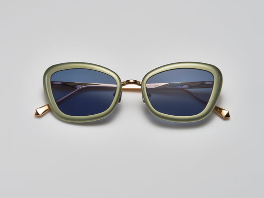 Stingray Matte Cascade Green / Shiny Rose Gold - ST005 #color_matte-cascade-green-shiny-rose-gold-st005