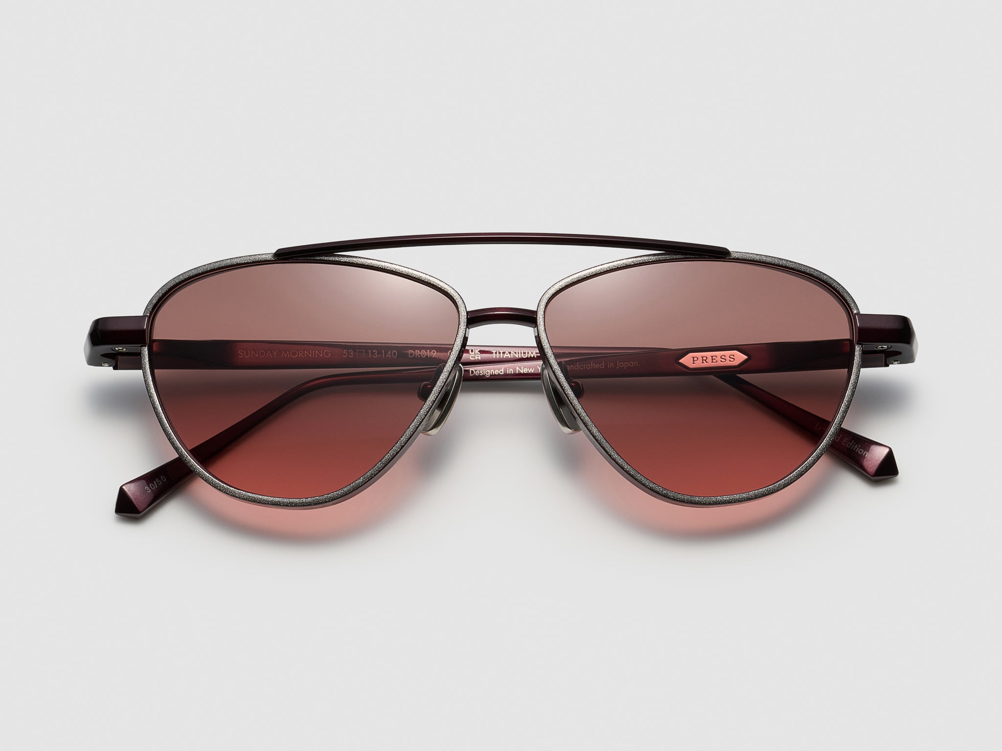 Sunday Morning Gold Leaf Burgundy Platinum Leaf - DR019 #color_burgundy-platinum-leaf-dr019