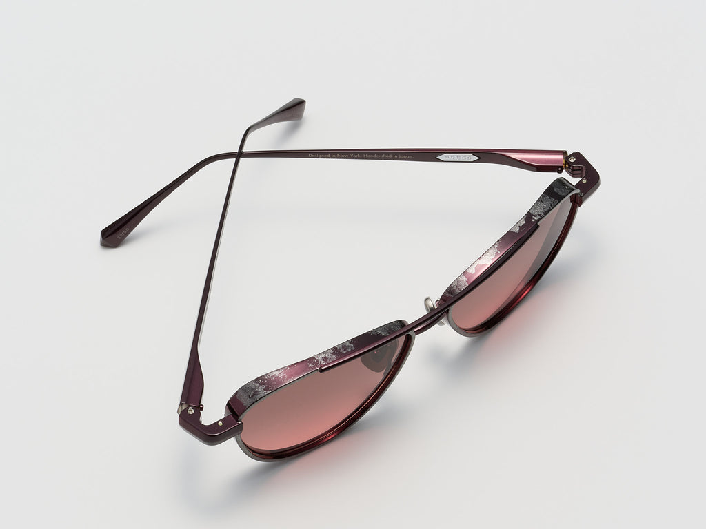 Sunday Morning Gold Leaf Burgundy Platinum Leaf - DR019 #color_burgundy-platinum-leaf-dr019