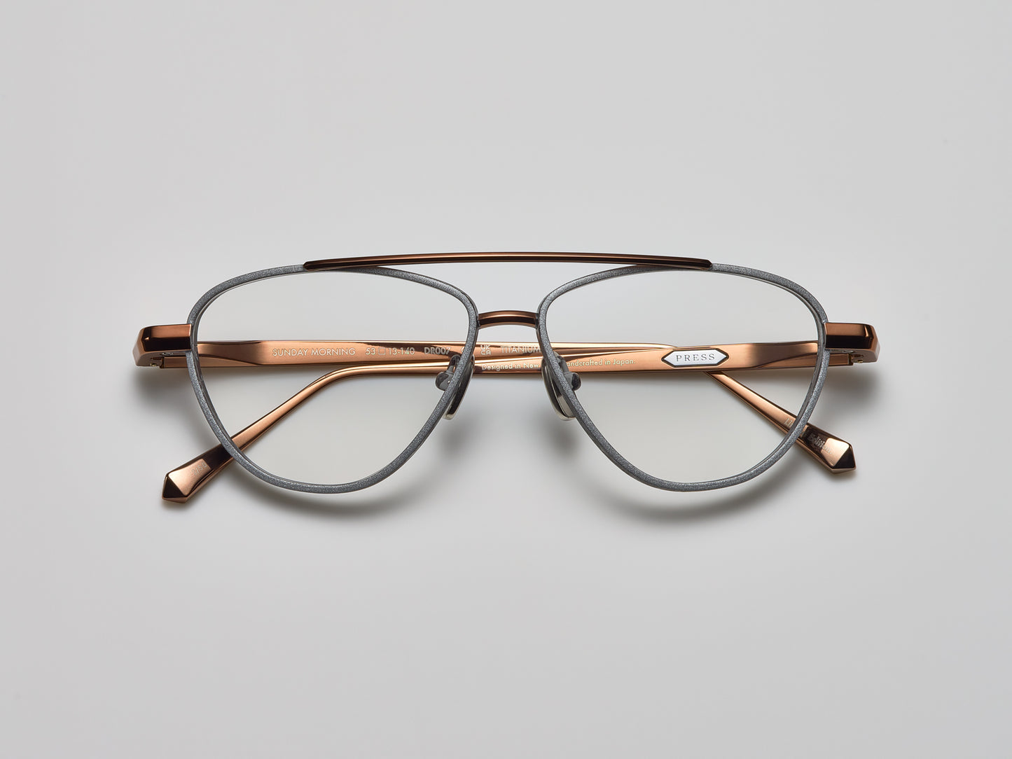 Sunday Morning Marble Optical Black Marble / Rose Gold - DR007 #color_black-marble-rose-gold-dr007
