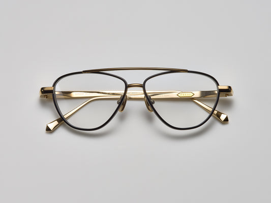 Sunday Morning Optical Shiny Black / Shiny Gold / Matte Ruthenium - DR003 #color_shiny-black-shiny-gold-matte-ruthenium-dr003