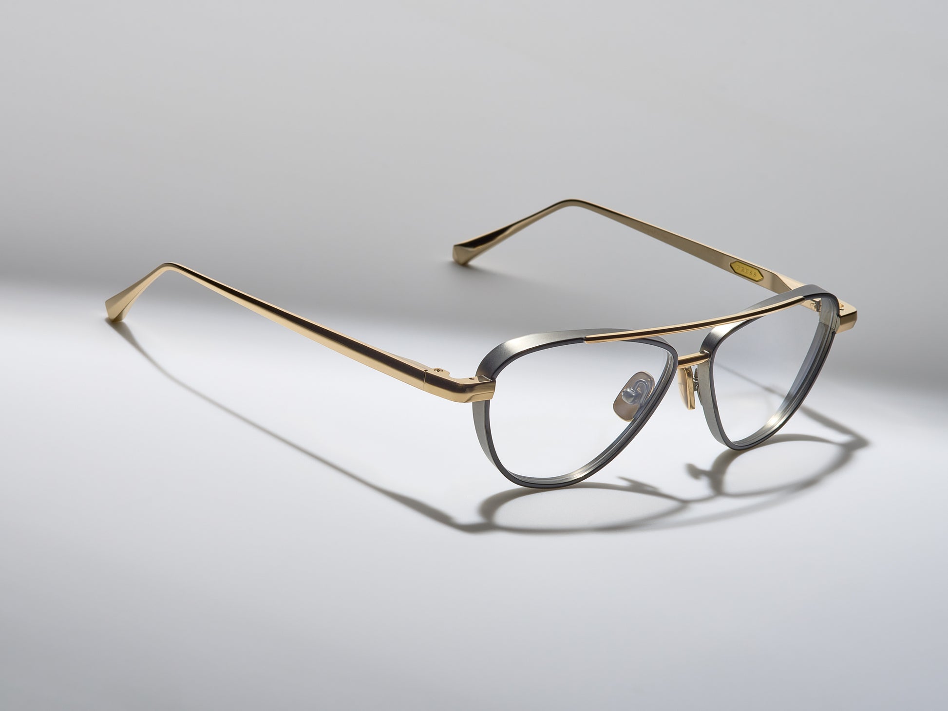 Sunday Morning Optical Shiny Black / Shiny Gold / Matte Ruthenium - DR003 #color_shiny-black-shiny-gold-matte-ruthenium-dr003