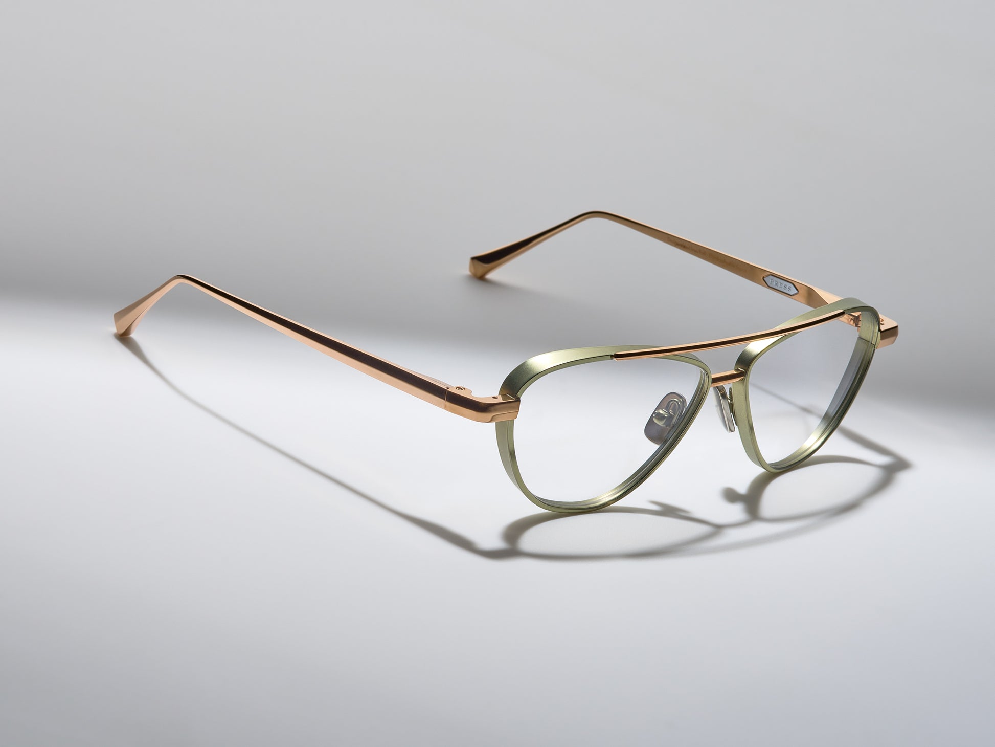 Sunday Morning Optical Shiny Cascade Green / Shiny Rose Gold / Matte Cascade Green - DR005 #color_shiny-cascade-green-shiny-rose-gold-matte-cascade-green-dr005