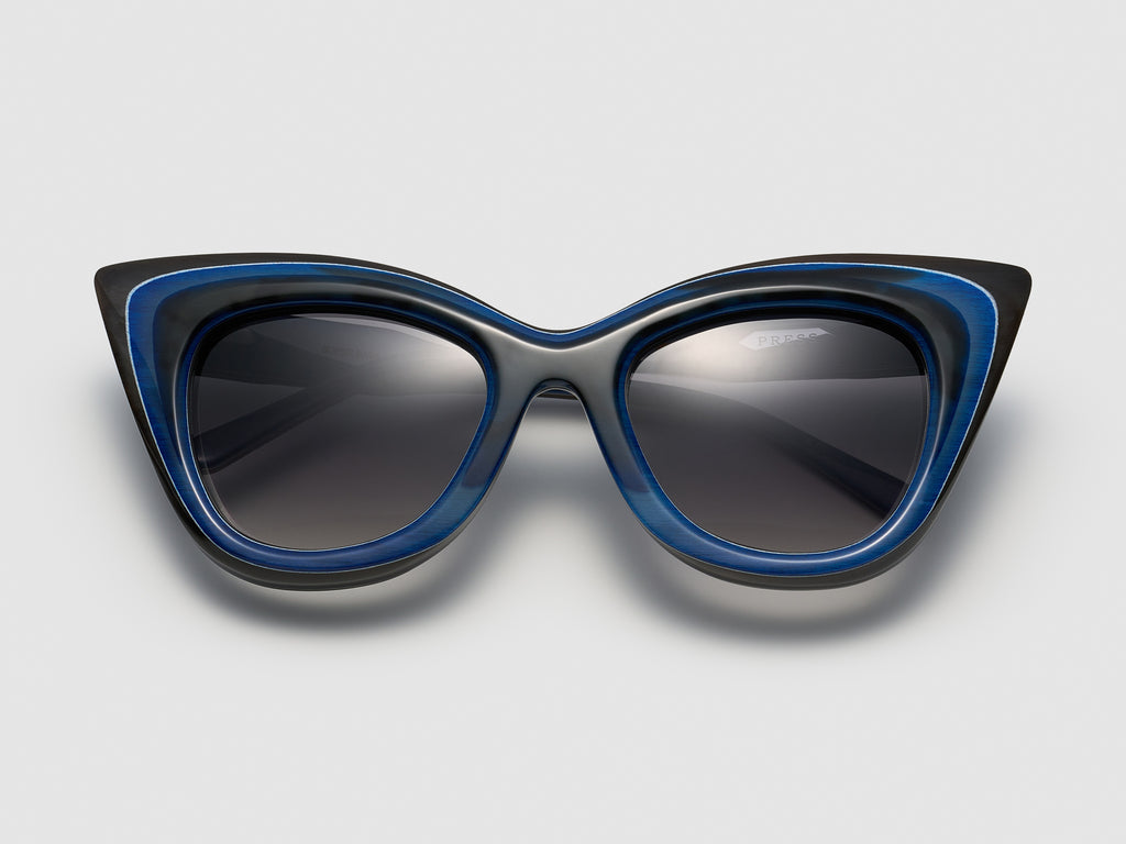 Super Bass Horn Tortoise Blue Fade - JP023 #color_tortoise-blue-fade-jp023