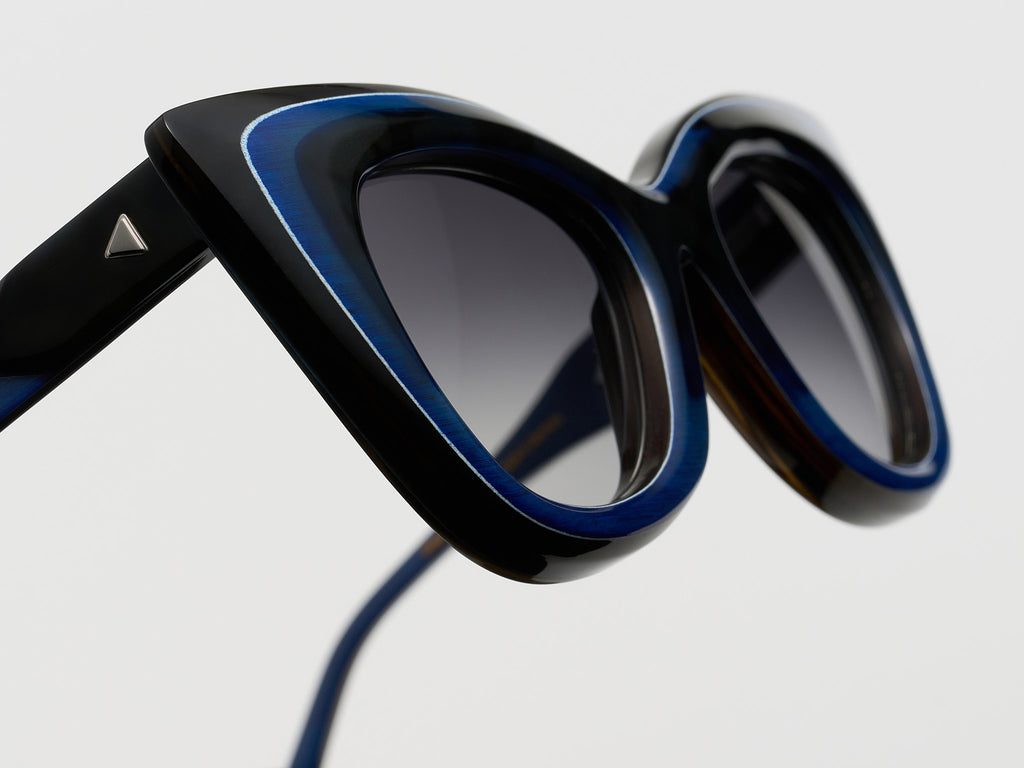 Super Bass Horn Tortoise Blue Fade - JP023 #color_tortoise-blue-fade-jp023