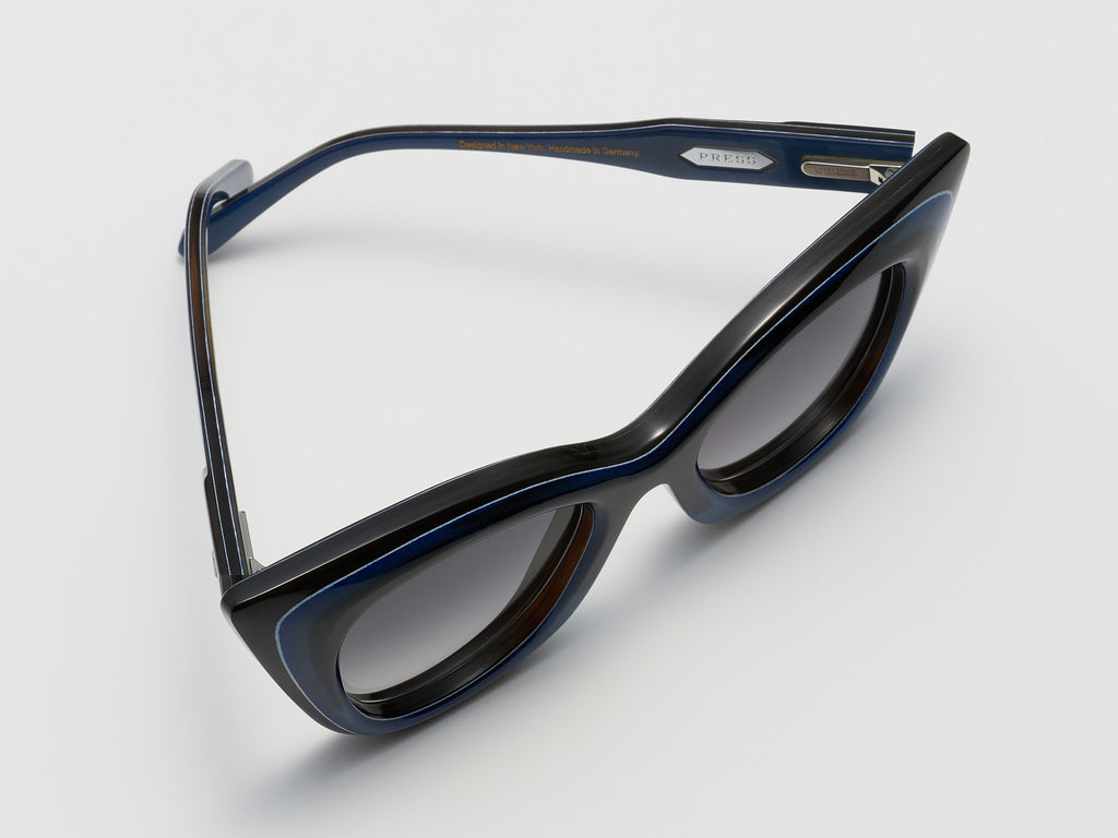 Super Bass Horn Tortoise Blue Fade - JP023 #color_tortoise-blue-fade-jp023