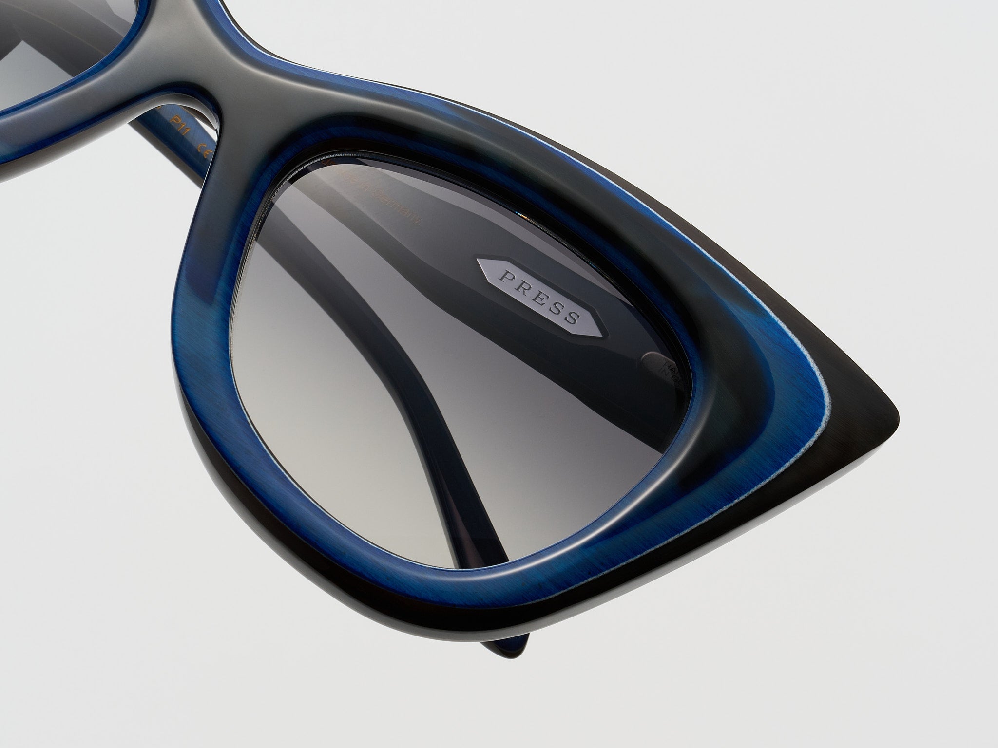 Super Bass Horn Tortoise Blue Fade - JP023 #color_tortoise-blue-fade-jp023