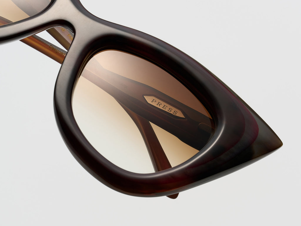 Super Bass Horn Burgundy Tortoise - JP032 #color_burgundy-tortoise-jp032