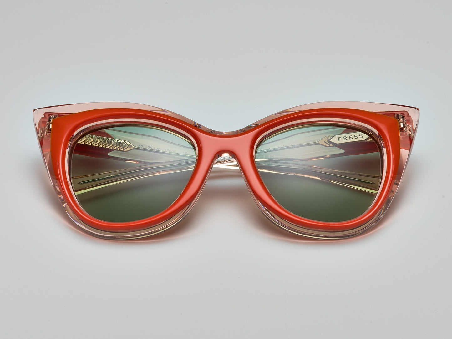 Super Bass Orange / Melon Crystal / Silver - LE006 #color_juicy-le006