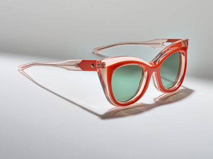 Super Bass Orange / Melon Crystal / Silver - LE006 