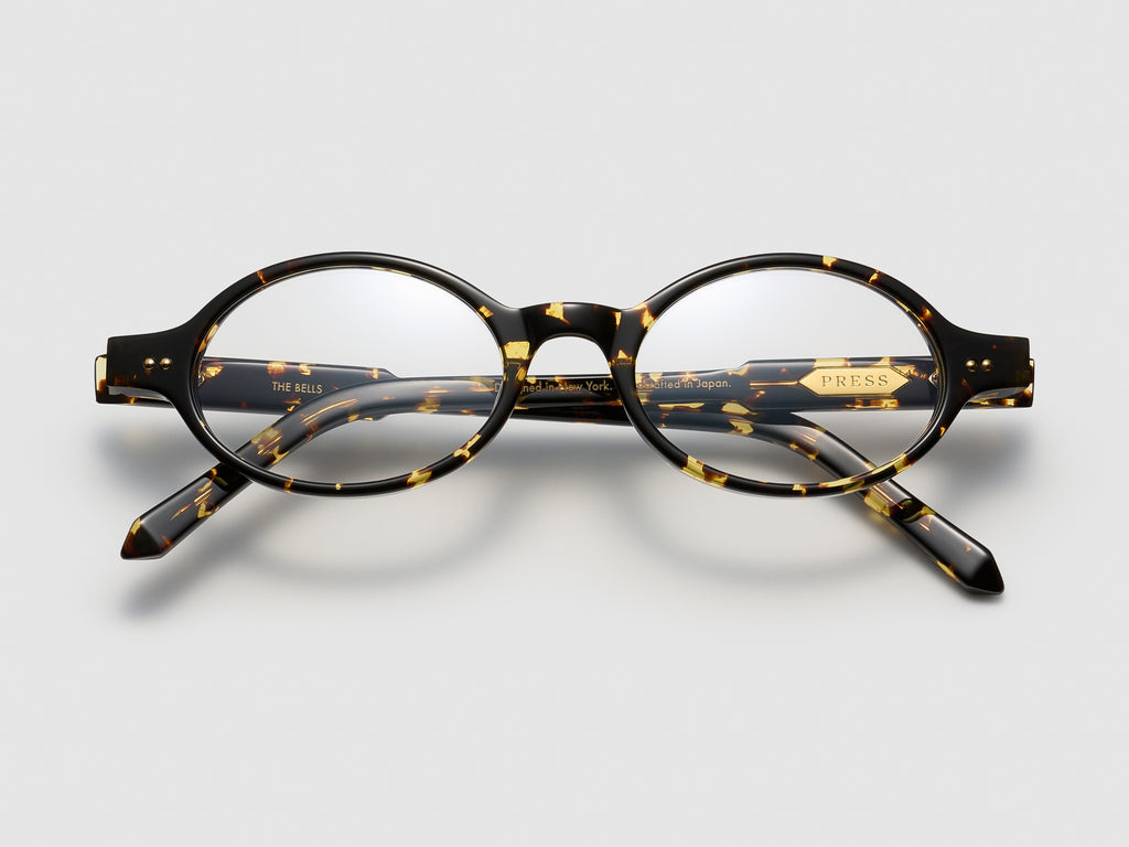 The Bells Optical Tokyo Tortoise / Gold - TI004 #color_tokyo-tortoise-gold-ti004