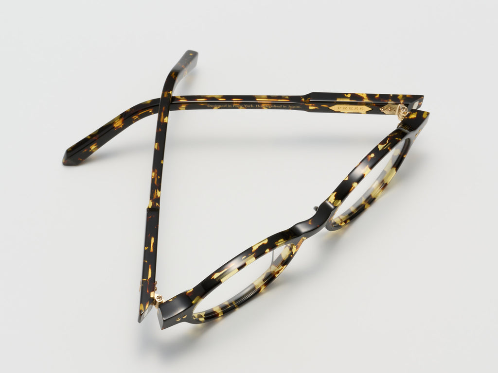 The Bells Optical Tokyo Tortoise / Gold - TI004 #color_tokyo-tortoise-gold-ti004