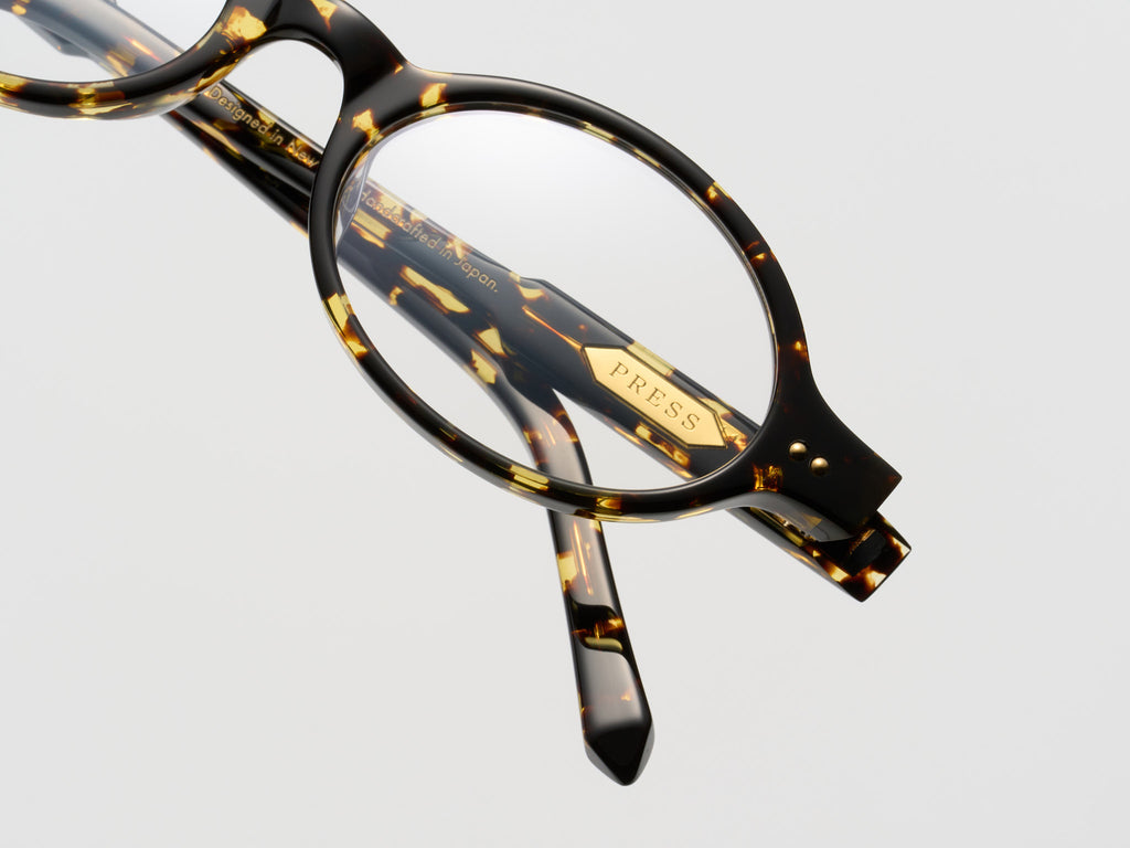 The Bells Optical Tokyo Tortoise / Gold - TI004 #color_tokyo-tortoise-gold-ti004