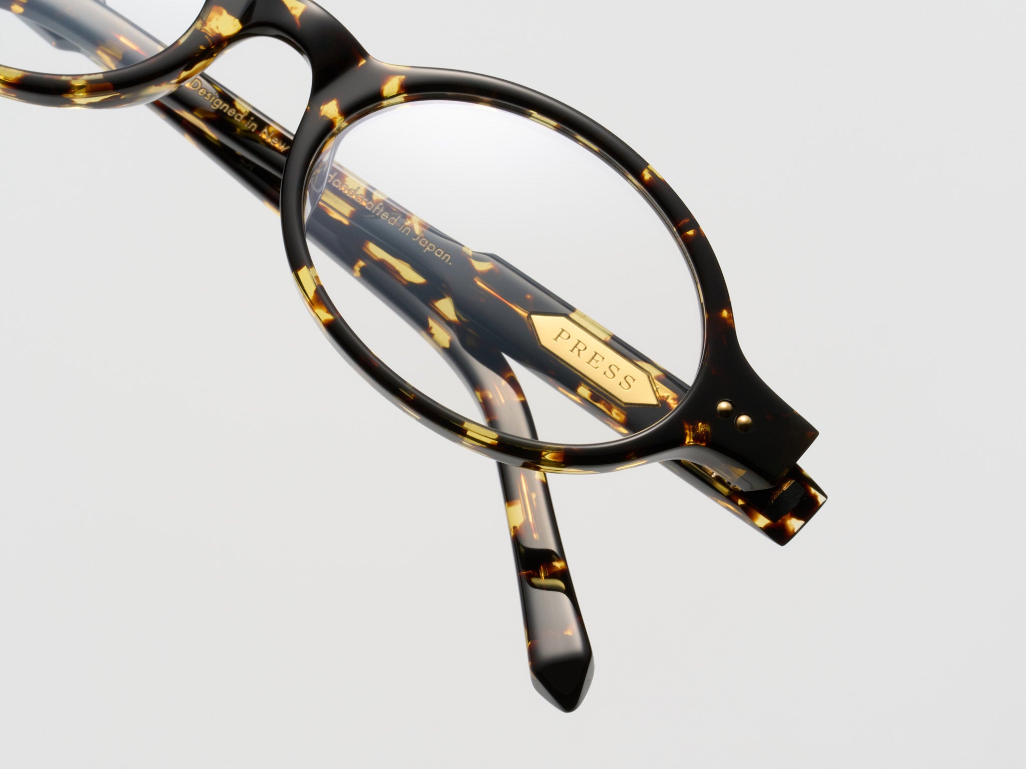 The Bells Optical Tokyo Tortoise / Gold - TI004 #color_tokyo-tortoise-gold-ti004