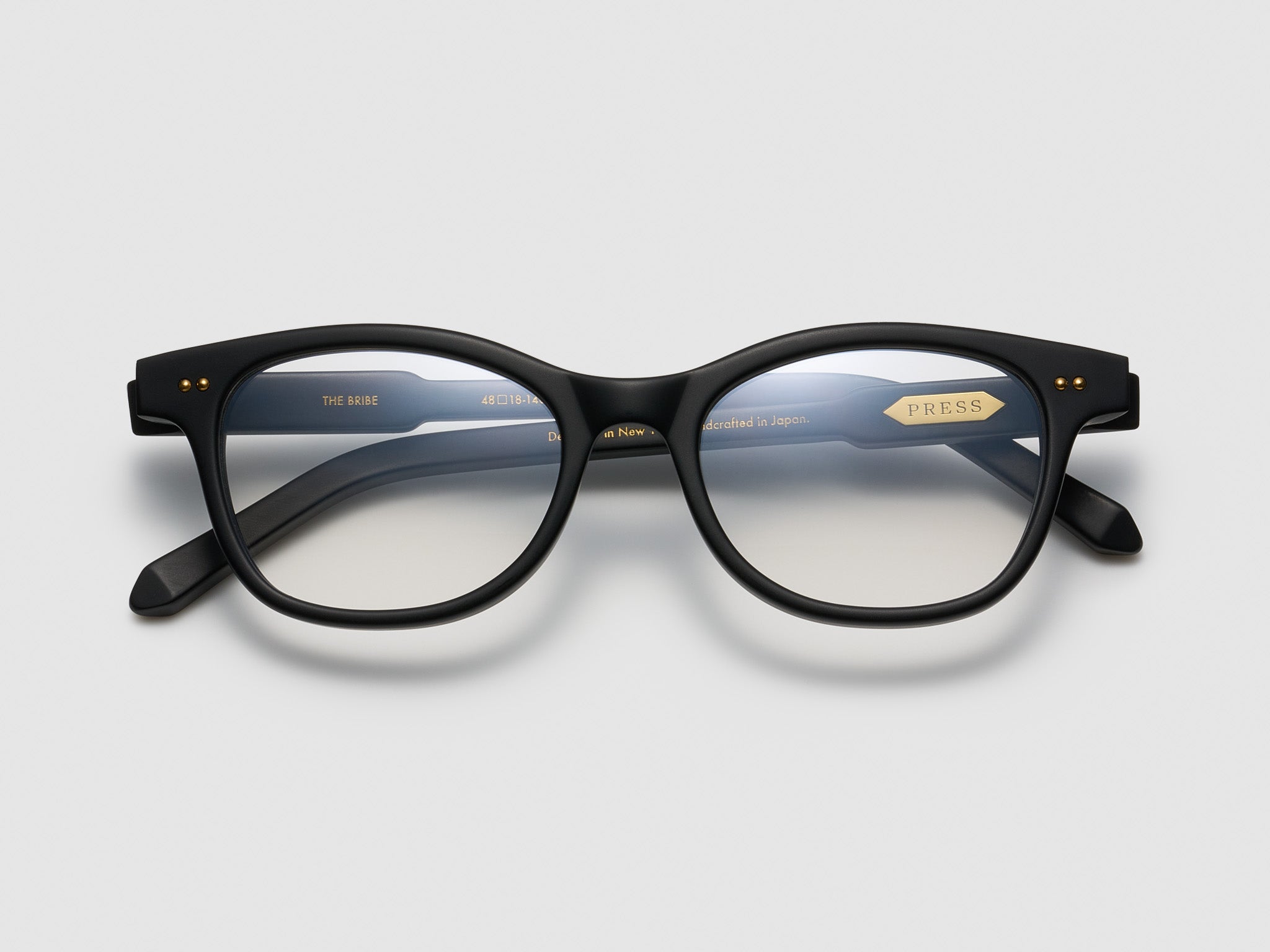 The Bribe Optical Matte Black / Gold - TI001 #color_matte-black-gold-ti001