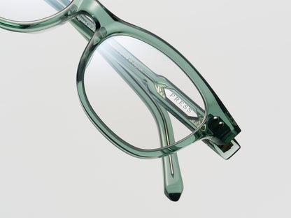 The Bribe Optical Moss / Silver - TI010 #color_moss-silver-ti010