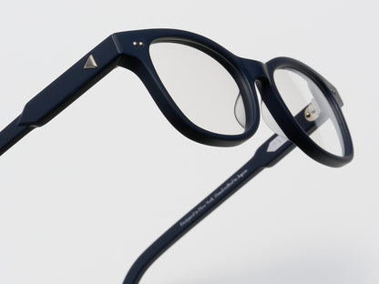 The Bribe Optical Matte Navy / Silver - TI014 #color_matte-navy-silver-ti014