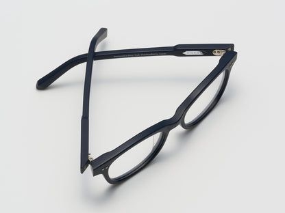 The Bribe Optical Matte Navy / Silver - TI014 #color_matte-navy-silver-ti014