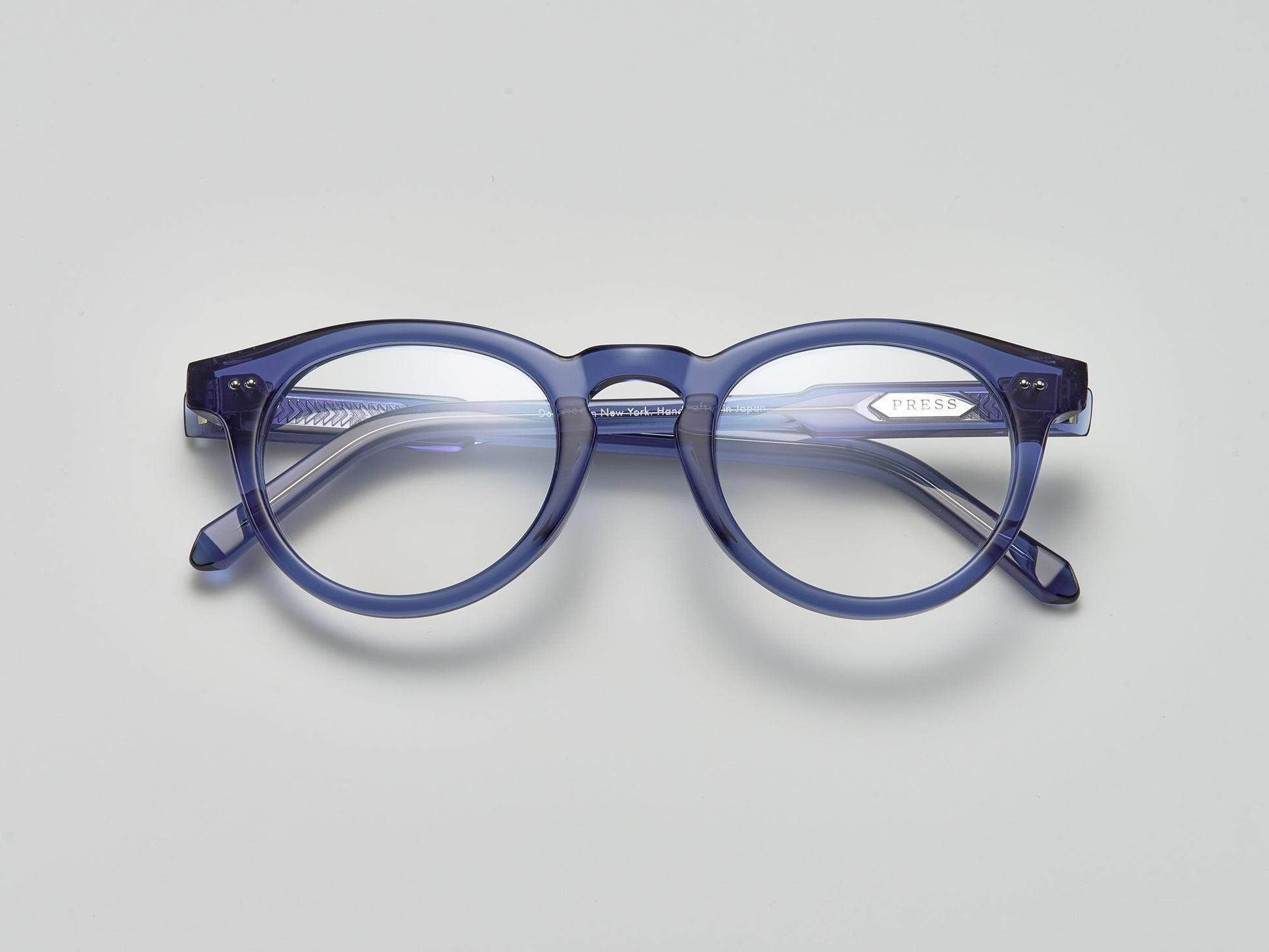 The Chairman Optical Blue Crystal / Silver - TI002 #color_blue-crystal-silver-ti002