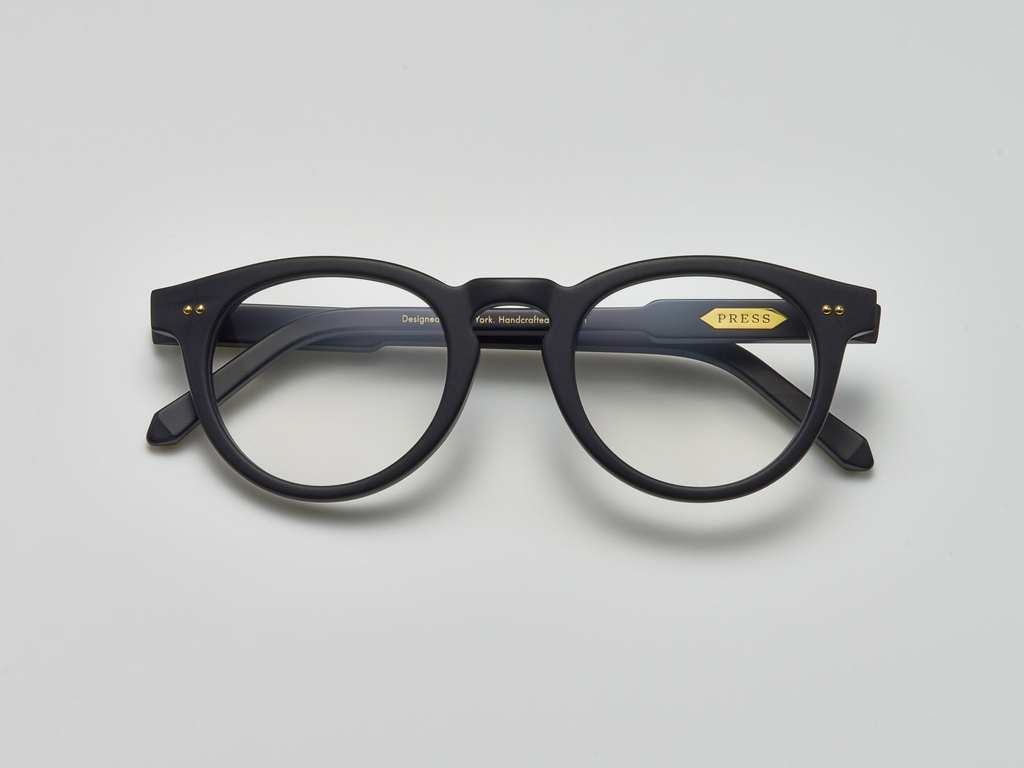 The Chairman Optical Matte Black / Gold - TI001 #color_matte-black-gold-ti001