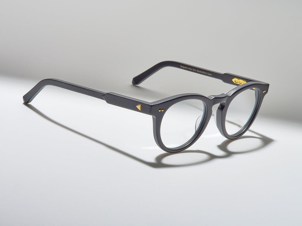 The Chairman Optical Matte Black / Gold - TI001 #color_matte-black-gold-ti001