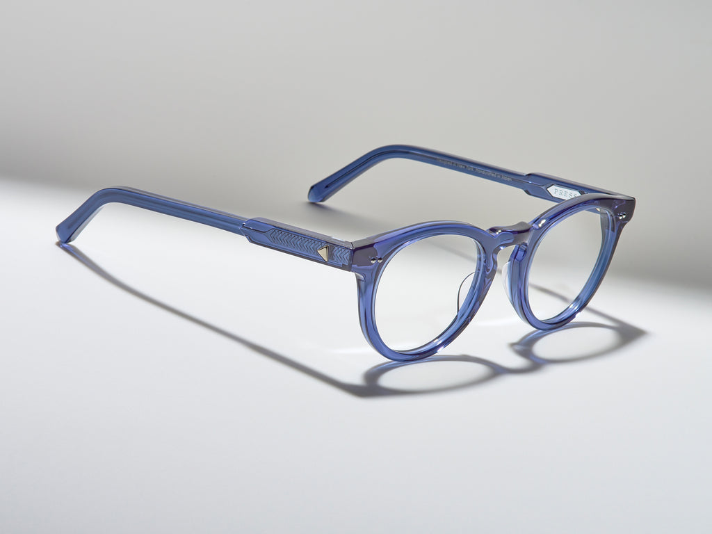 The Chairman Optical Blue Crystal / Silver - TI002 #color_blue-crystal-silver-ti002