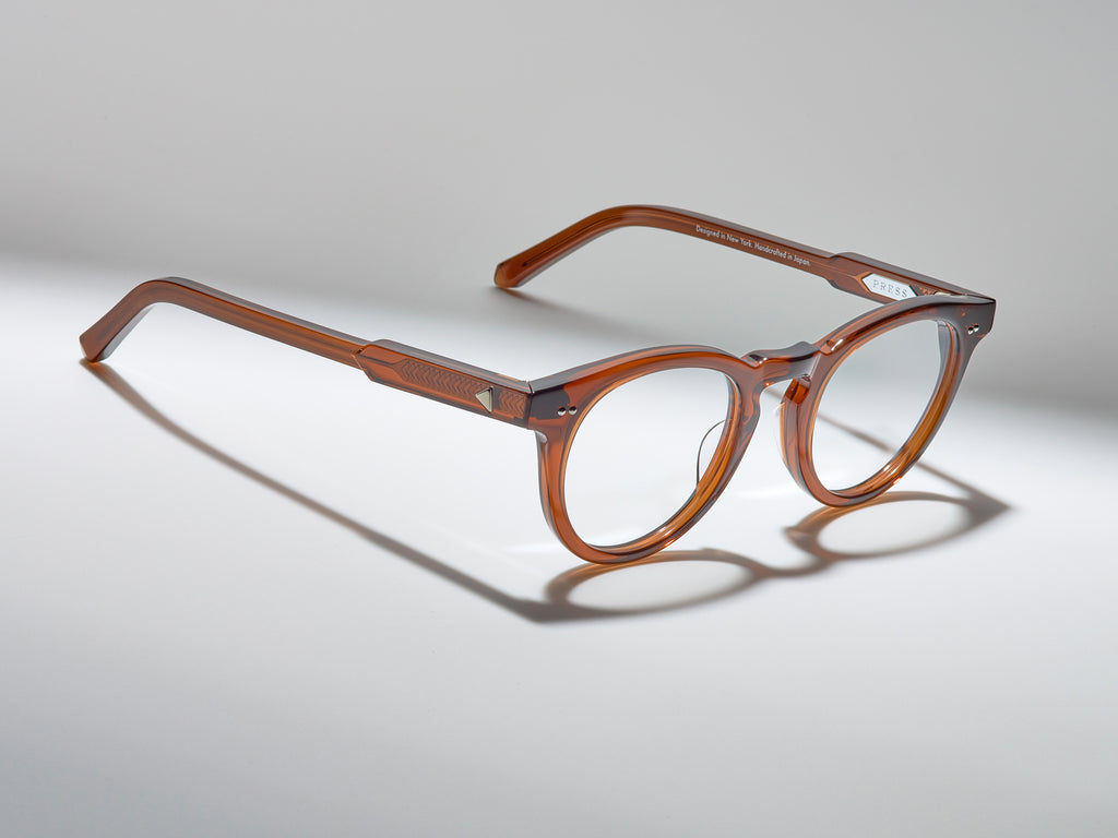 The Chairman Optical Cognac / Silver - TI005 #color_cognac-silver-ti005