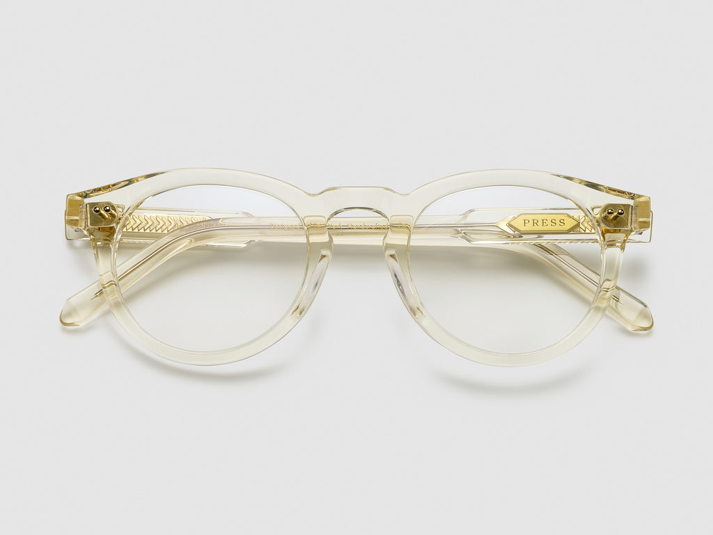 The Chairman Optical Vintage Crystal / Gold - TI008 #color_vintage-crystal-gold-ti008