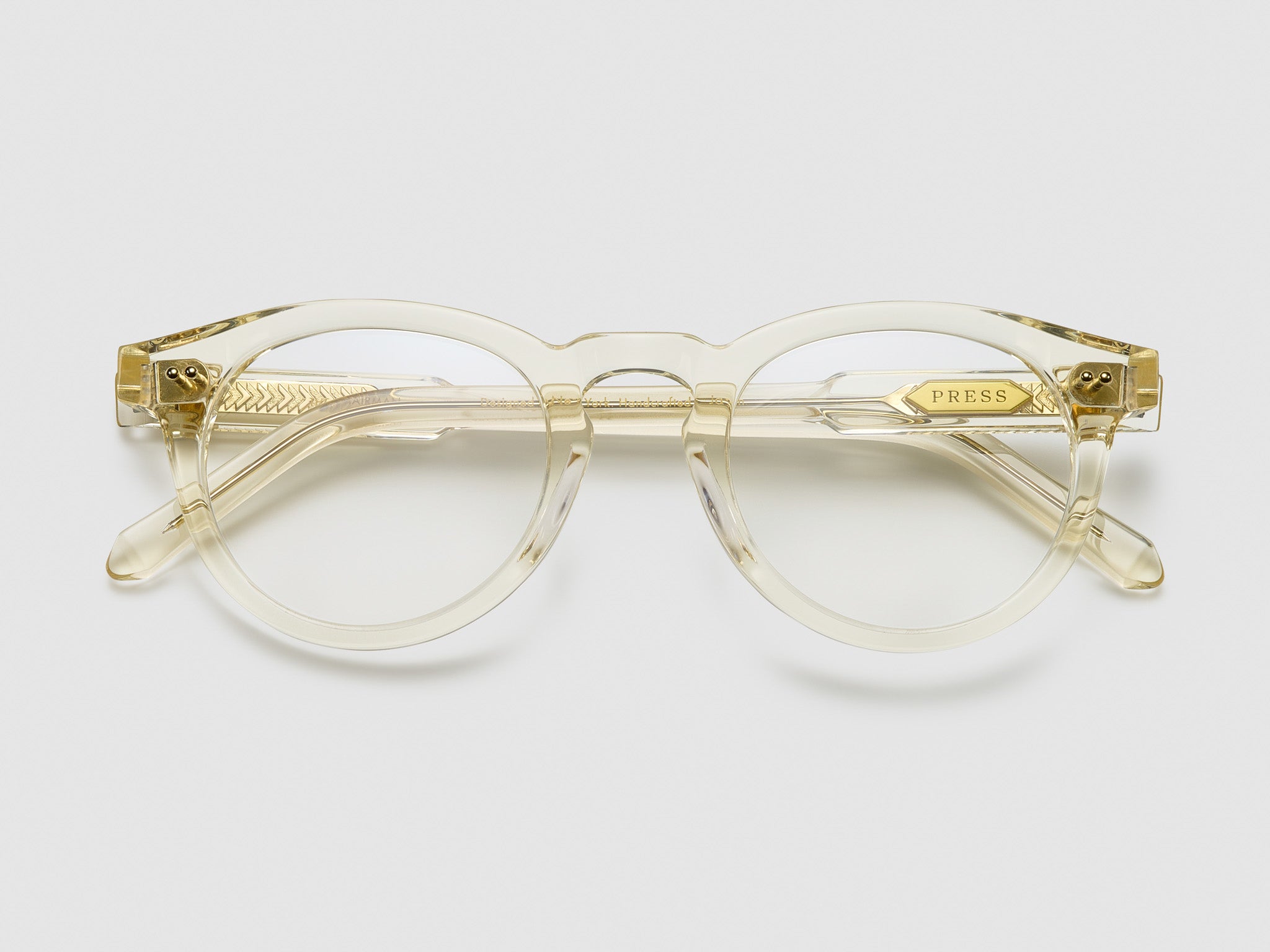The Chairman Optical Vintage Crystal / Gold - TI008 #color_vintage-crystal-gold-ti008