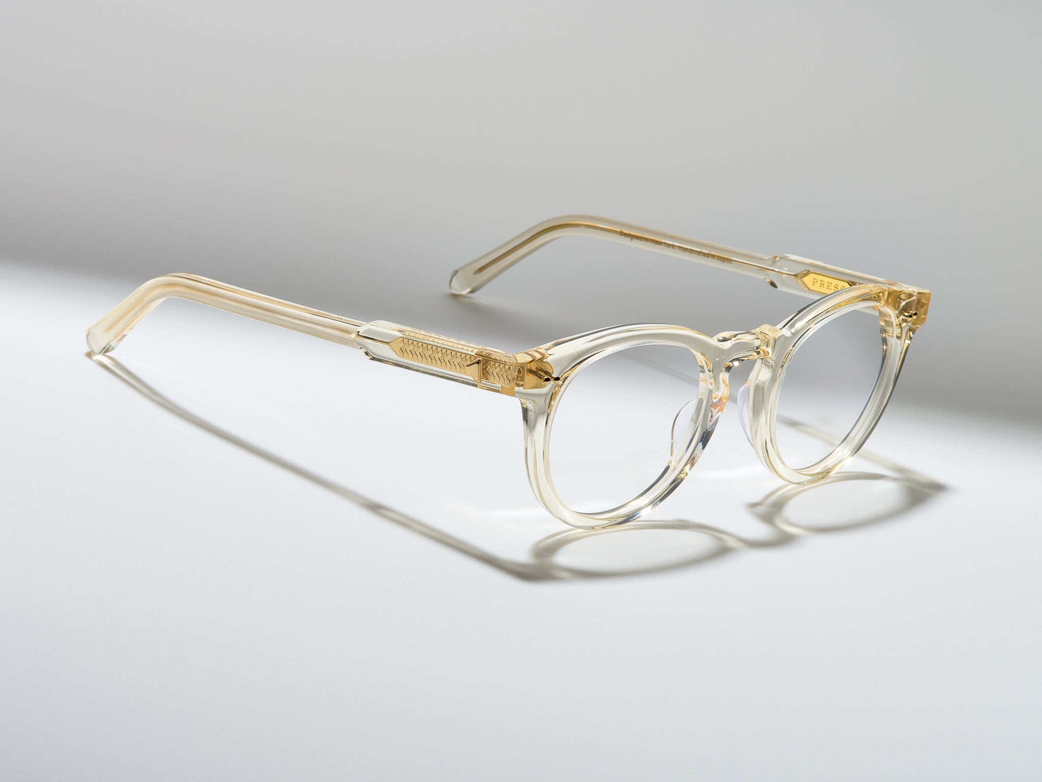 The Chairman Optical Vintage Crystal / Gold - TI008 #color_vintage-crystal-gold-ti008