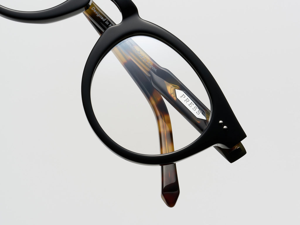 The Chairman Optical Black Tortoise / Silver - TI015 #color_black-tortoise-silver-ti015