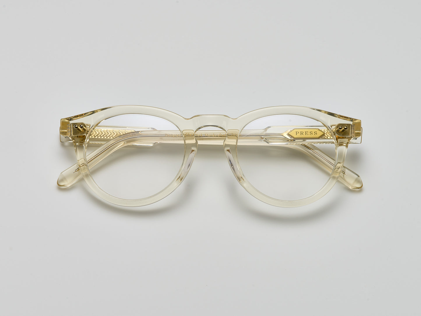 The Chairman Optical Vintage Crystal / Gold - TI008 #color_vintage-crystal-gold-ti008